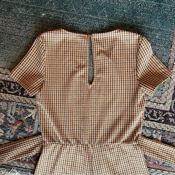 Zara plaid jumpsuit. - Picture 6 of 7